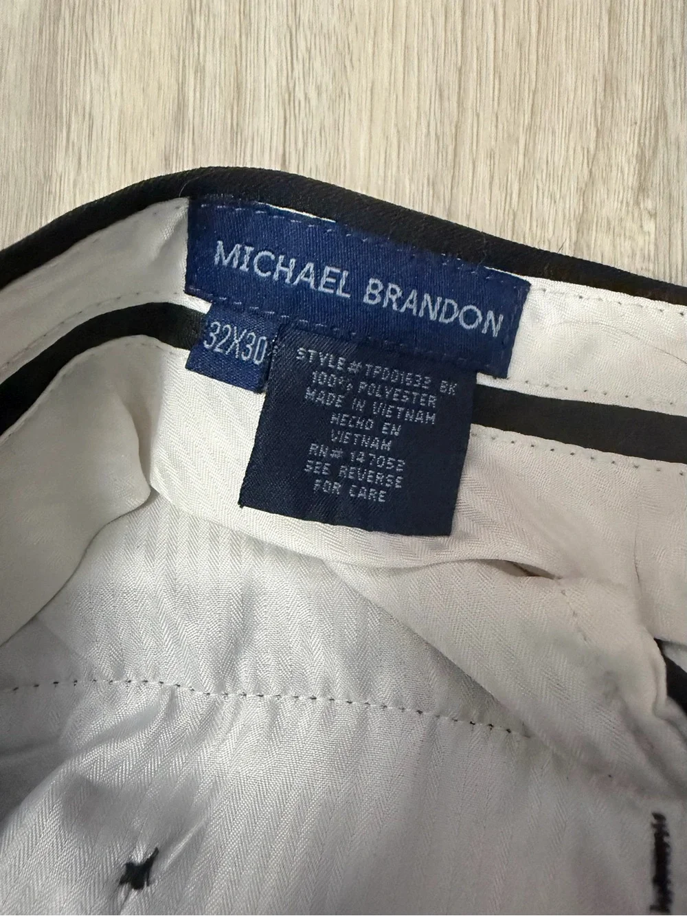 Michael Brandon Micro Touch Pleated Pants